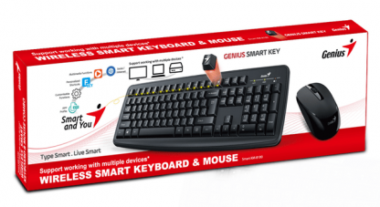 kit teclado y mouse inalambrico genius km-8100
