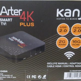 smarter 4k plus kanji tv box androidr 16 gb y 2 gb de ram
