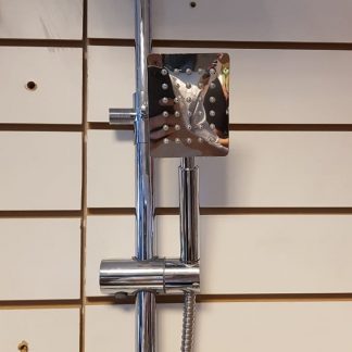 Set de ducha con duchador manual de diseño europeo y flor cuadrada grande BFA20505