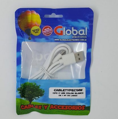 cable tipo c global 1 m