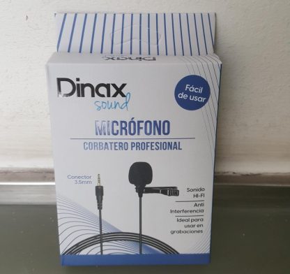 microfono corbatero dinax plug 3.5