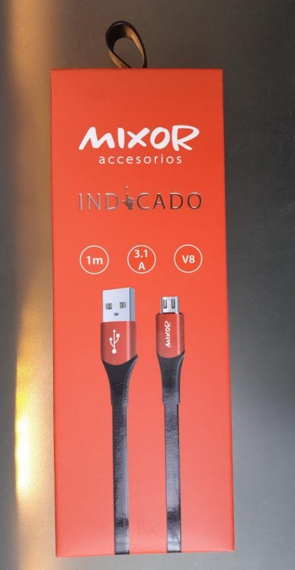 cable v8 cajita mixor INDICADO micro usb 1m 3.1am