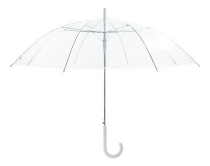 paraguas transparente 8 varillas