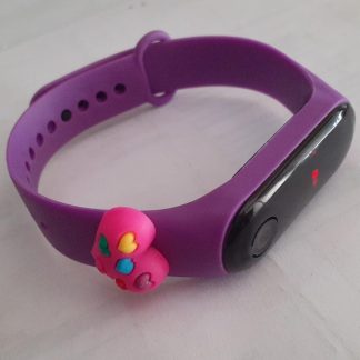 smart watch infantil violeta corazon