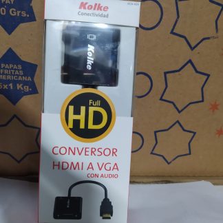 CONVERSOR HDMI A VGA CON AUDIO KOLKE