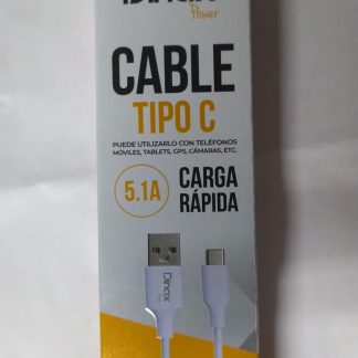 cable tipo c dinax 2 m 5.1a en cajita 2m46tc