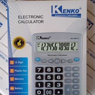 calculadora grande 12 digitos kenko 1038