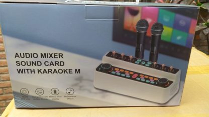 Mixer Consola Mezcladora 2 Microfonos Karaoke Profesional s8