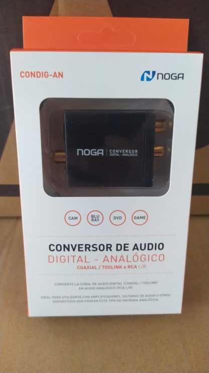 Conversor Audio Digital A Rca - Optico A Analogico noga net