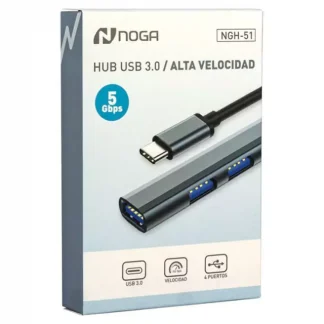Hub USB Tipo C 3P USB 3.0 - 1P Noga NGH-51