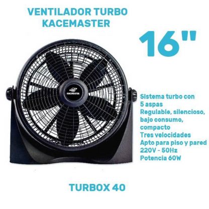 VENTILADOR turbo kacemaster 16"